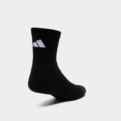 adidas Men's Cushioned Sport 2.0 High QTR Socks (3P)/ White