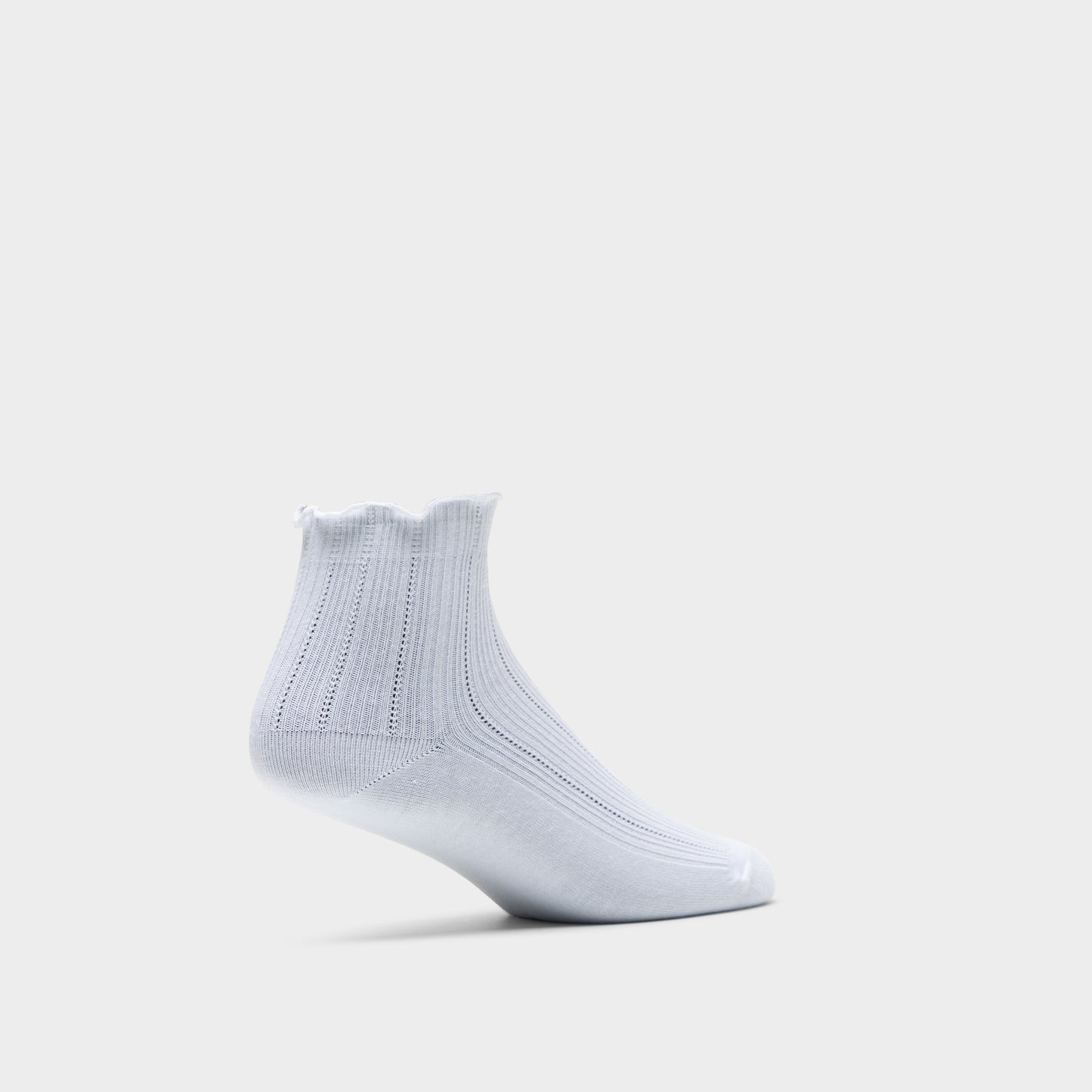 adidas Originals Ruffle Quarter Socks (3 Pair) / White