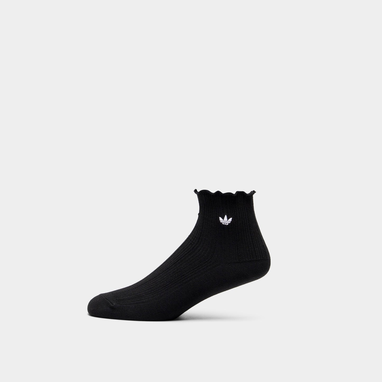 adidas Originals Ruffle Quarter Socks (3P) Better Scarlet / White - Black