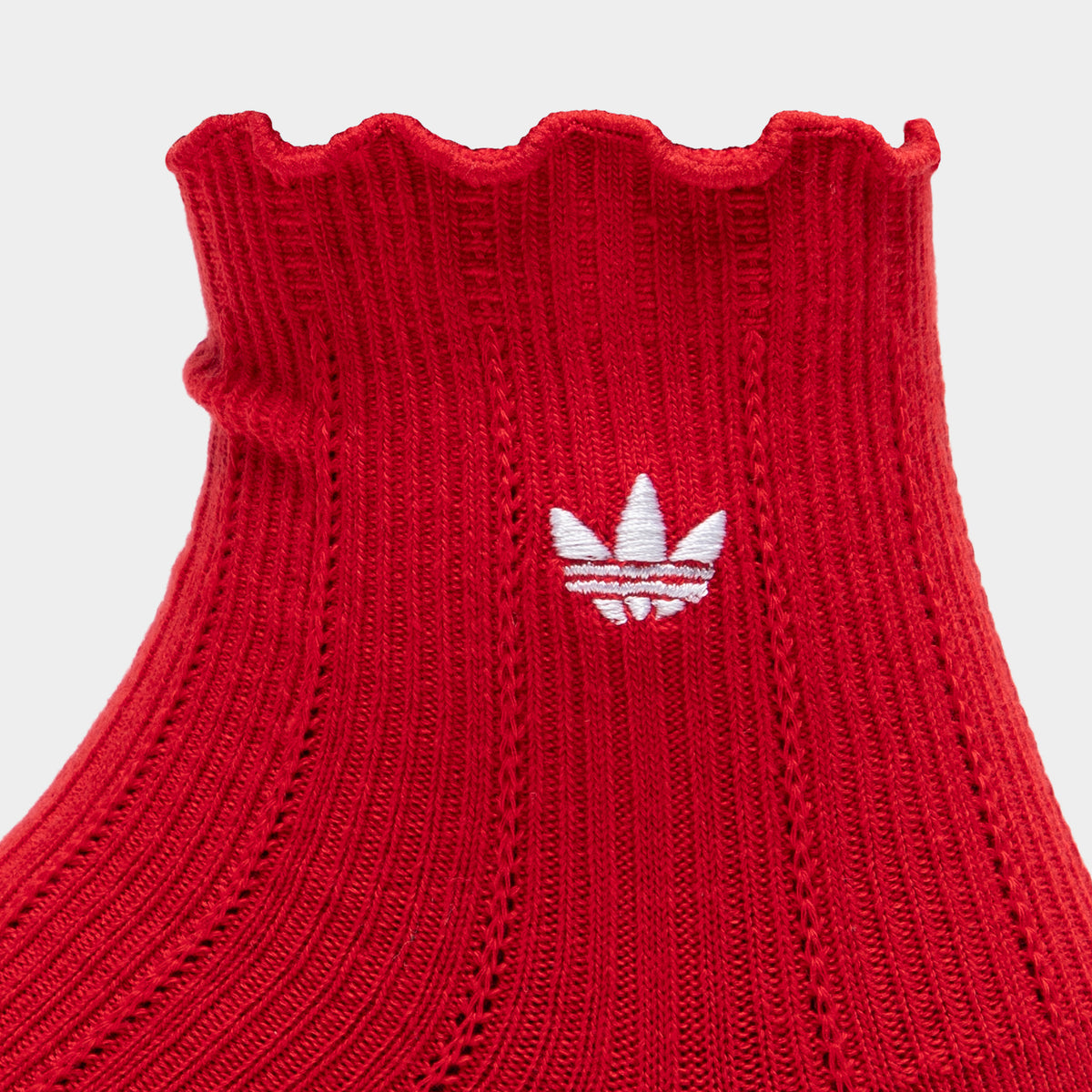 Adidas Ruffle adidas Originals Ruffle Quarter Socks (3P) Better Scarlet / White - Bl ...