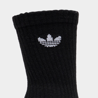 adidas Originals Trefoil 2.0 Chaussettes Crew (6 Paires) / Noir