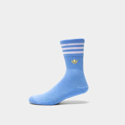 adidas Originals Roller 4.0 Crew Socks (3 Pack) Blue / White