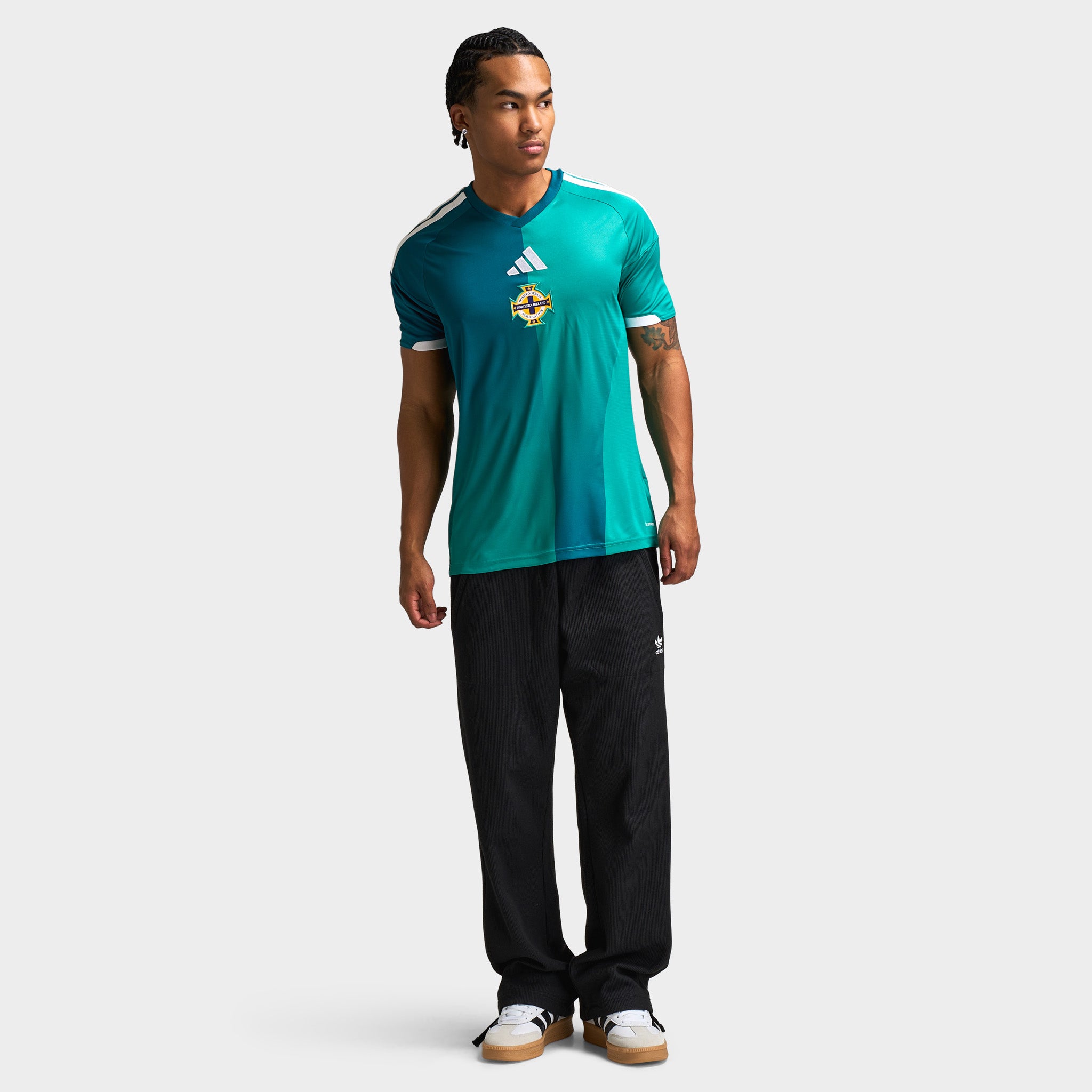 adidas Northern Ireland Home Jersey Glory Green / White – JD Sports