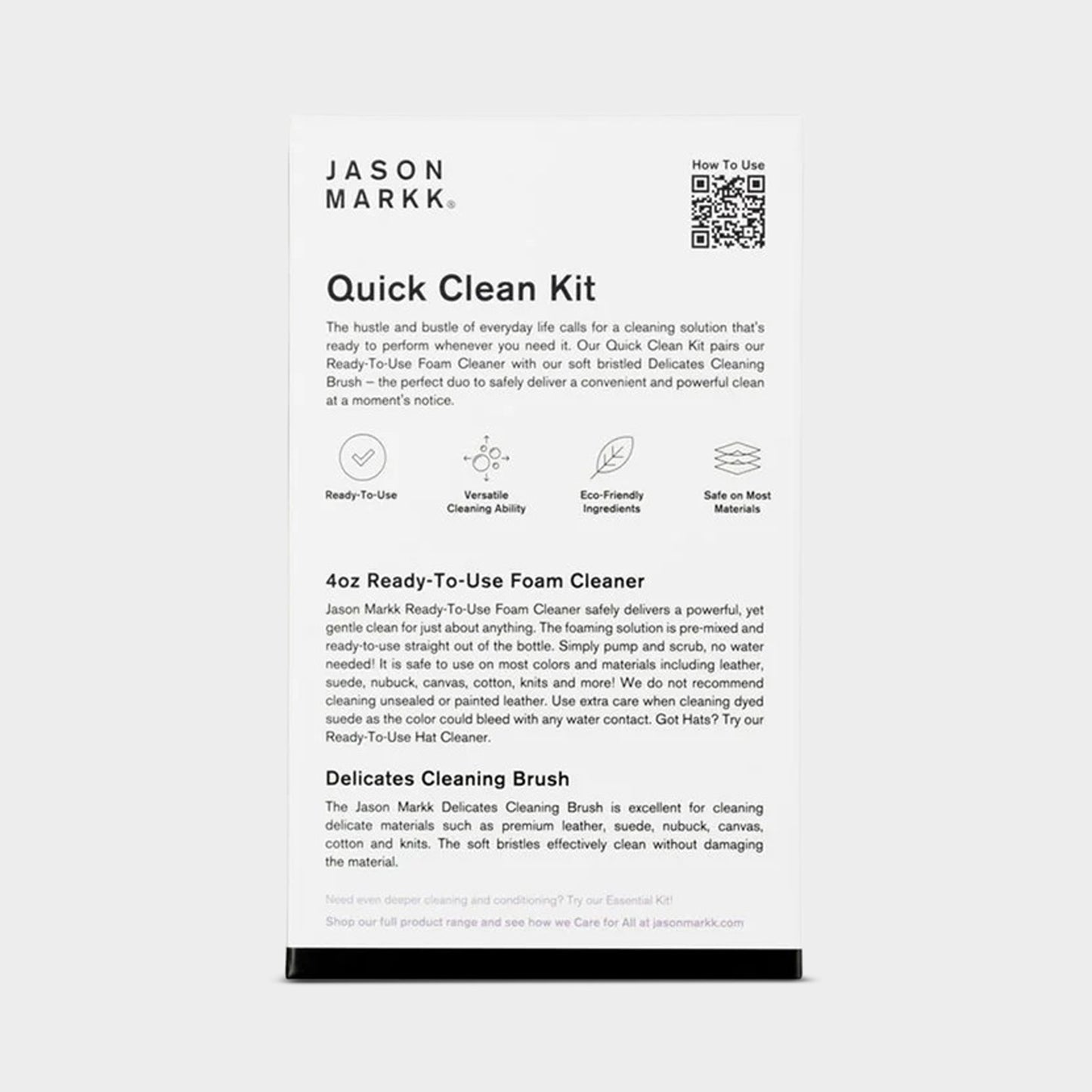 Jason Markk Trousse de nettoyage rapide / Blanc