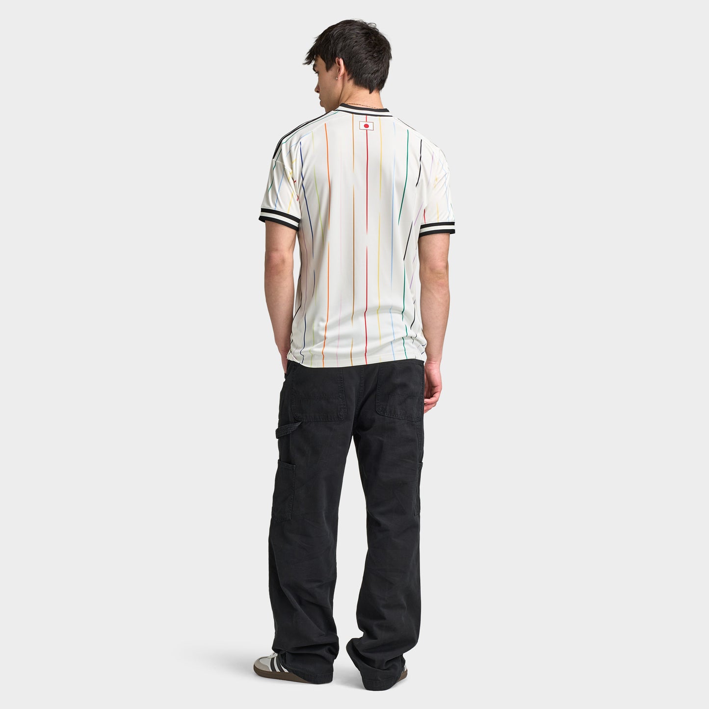 adidas Maillot JFA A (Japon) Extérieur Blanc cassé / Noir