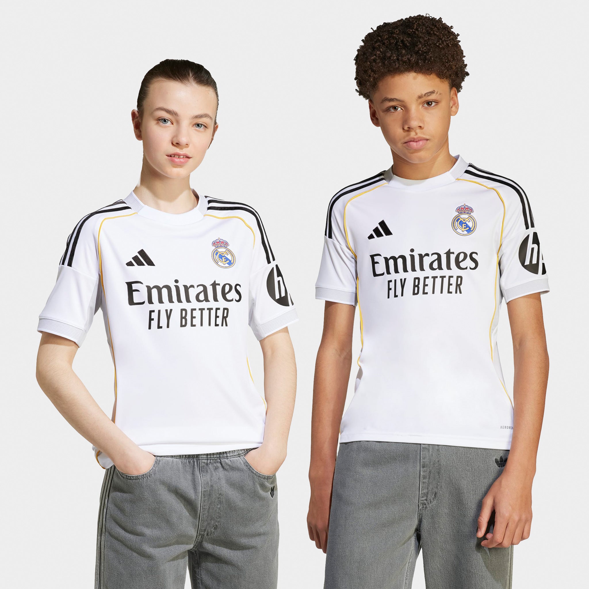 adidas Junior's Real Madrid Jersey / White – JD Sports