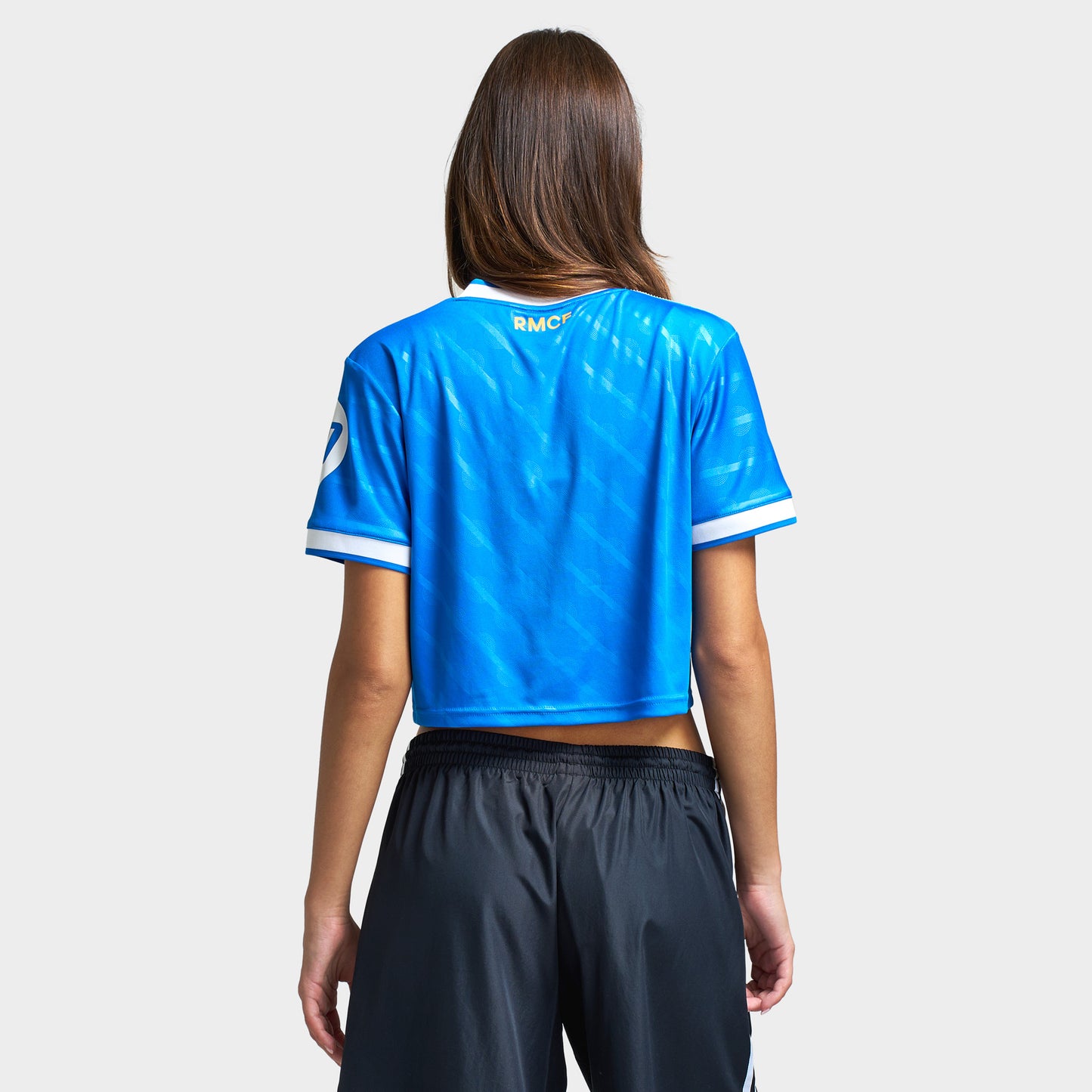adidas Women's Real Madrid 25/26 3rd Cropped Jersey / Bluebird