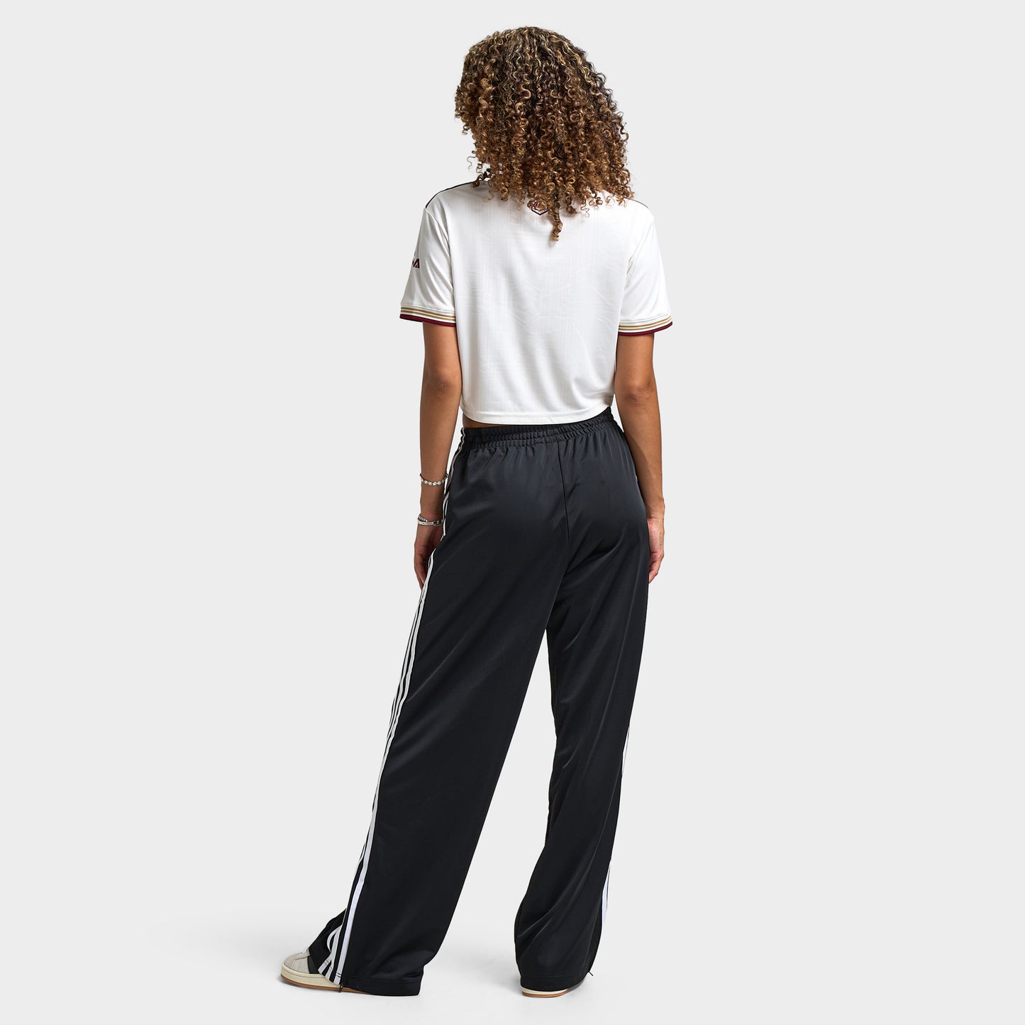 adidas Femmes Arsenal 3rd Cropped Maillot Blanc nuage / Bourgogne