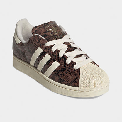 adidas Women's Superstar II Preloved Brown / Cream White