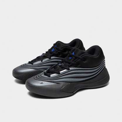 adidas Juniors' Dame X Core Black / Iron Metallic - Lucid Blue