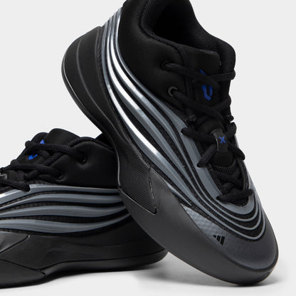 adidas Juniors' Dame X Core Black / Iron Metallic - Lucid Blue