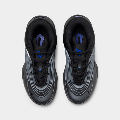 adidas Juniors' Dame X Core Black / Iron Metallic - Lucid Blue