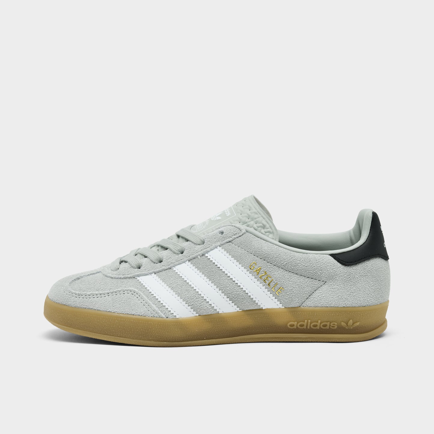 adidas Juniors' Gazelle Indoor Wonder Silver / White