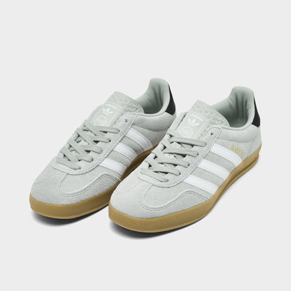 adidas Juniors' Gazelle Indoor Wonder Silver / White