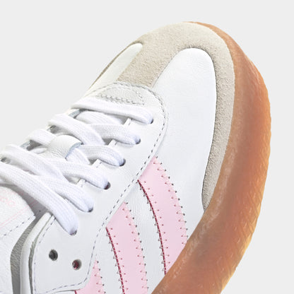 adidas Juniors' Sambae White / Clear Pink - Gold Metallic