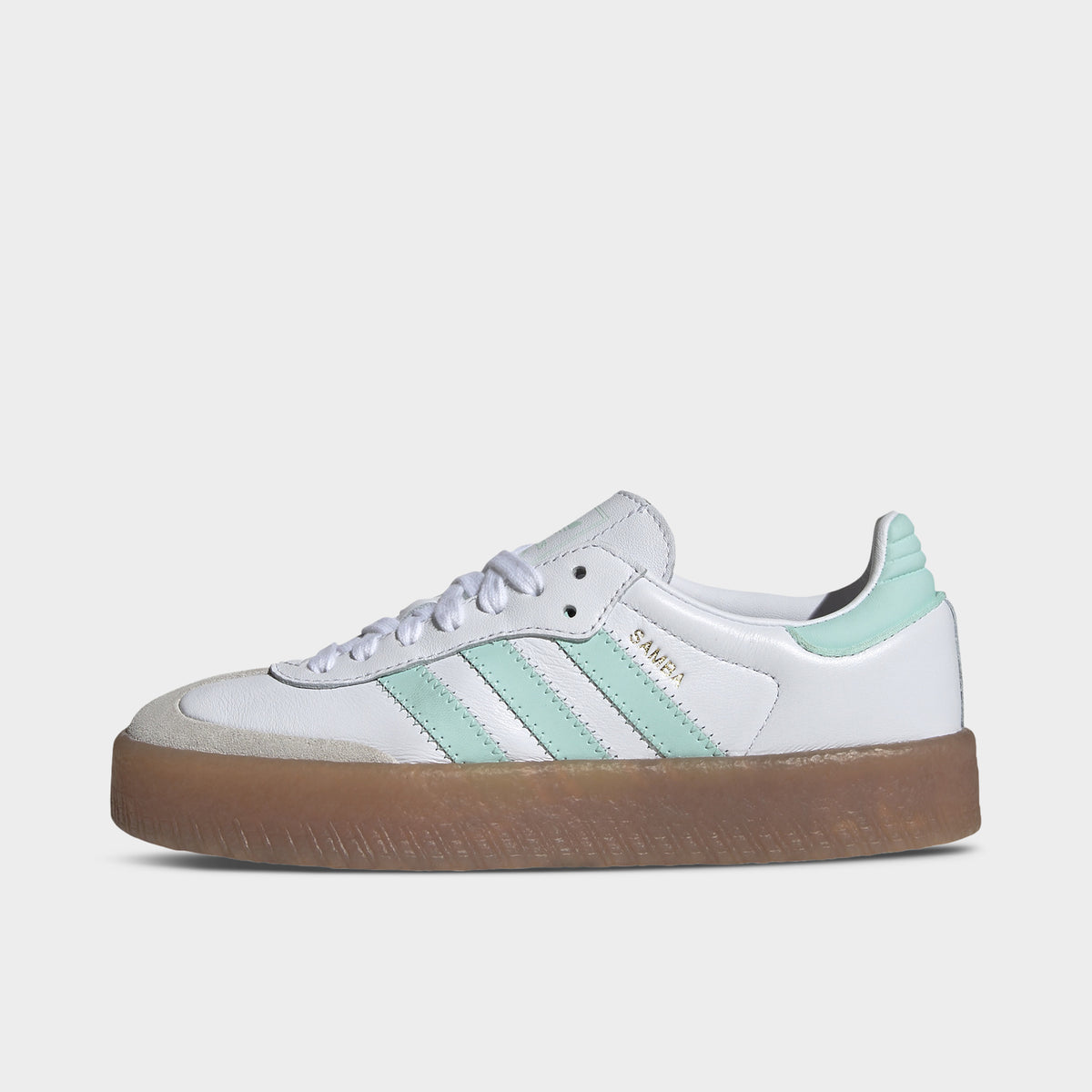 adidas Juniors' Sambae White Clear Mint Gold Metallic – JD Sports