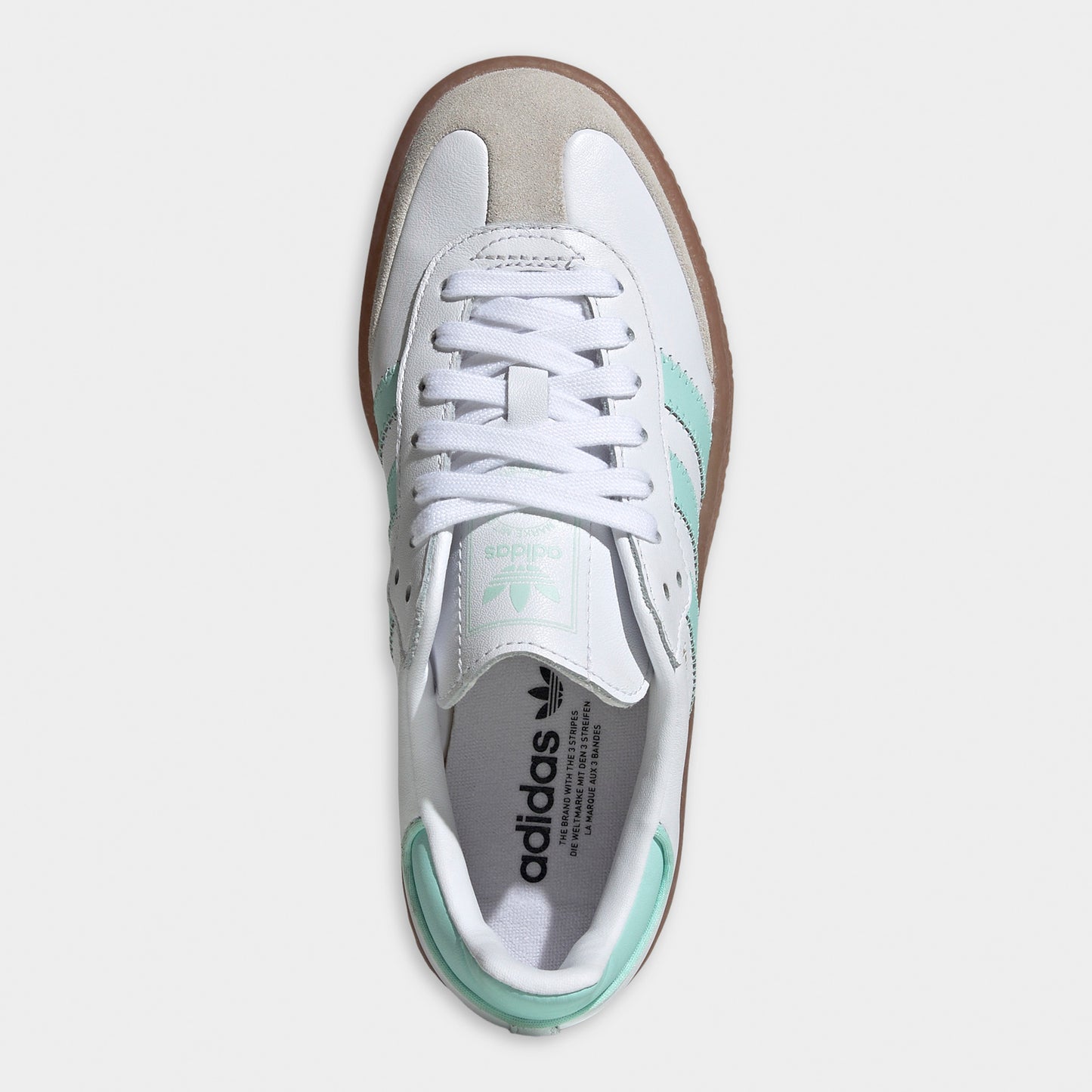 adidas Junior Sambae Blanc / Menthe Clair - Or Métallique