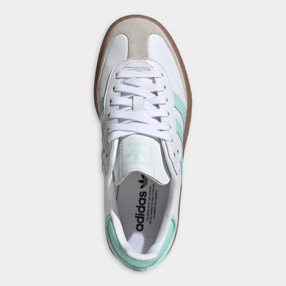 adidas Junior Sambae Blanc / Menthe Clair - Or Métallique