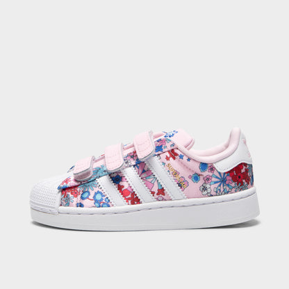 adidas Children's Superstar 2 Clear Pink / White - Light Pink