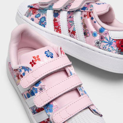 adidas Children's Superstar 2 Clear Pink / White - Light Pink