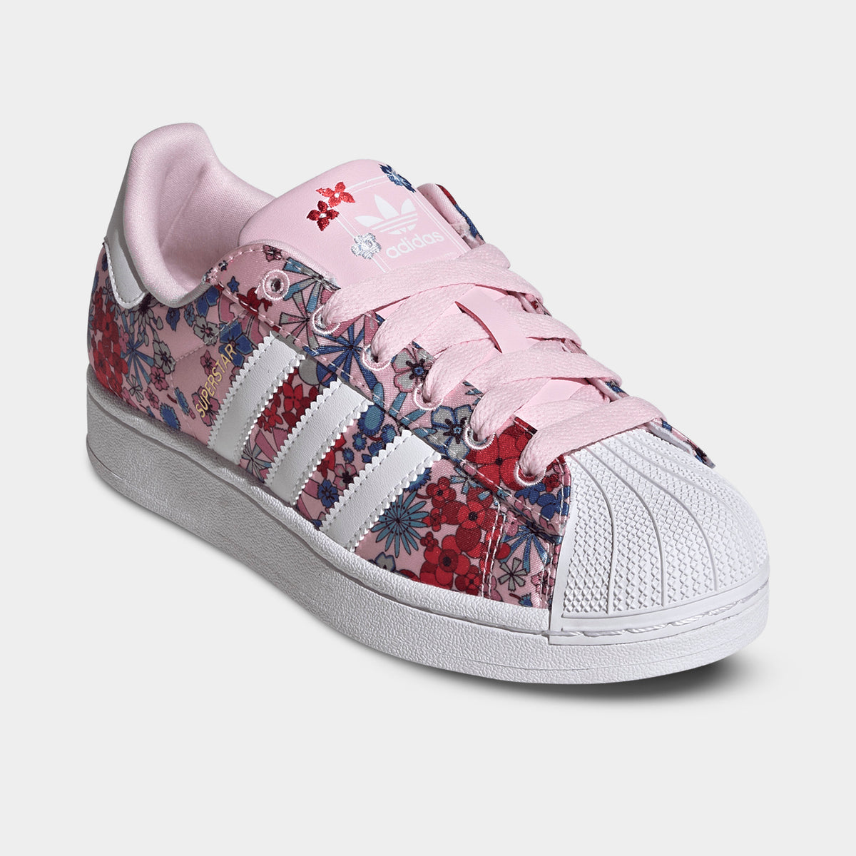 adidas Juniors' Superstar 2 Clear Pink / White