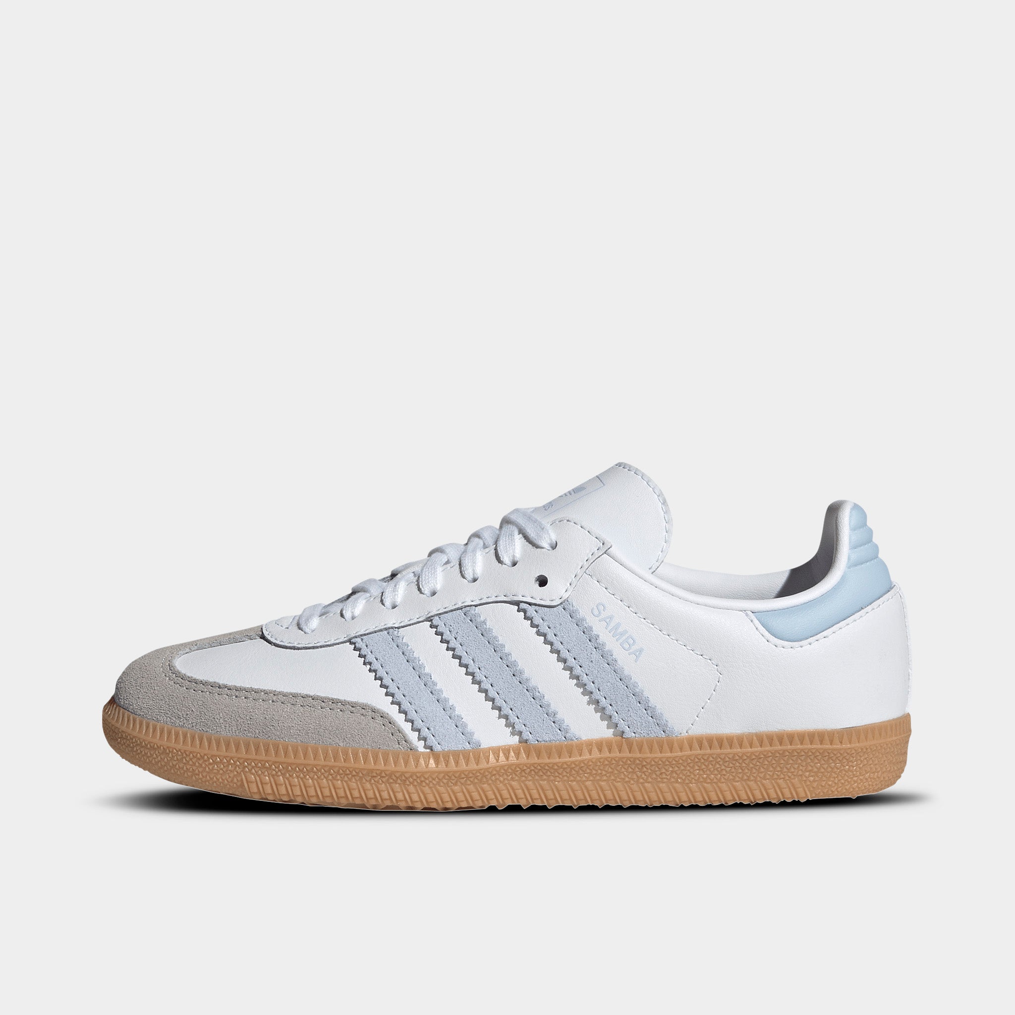 adidas Juniors' Samba White / Crystal Sky - Gum – JD Sports