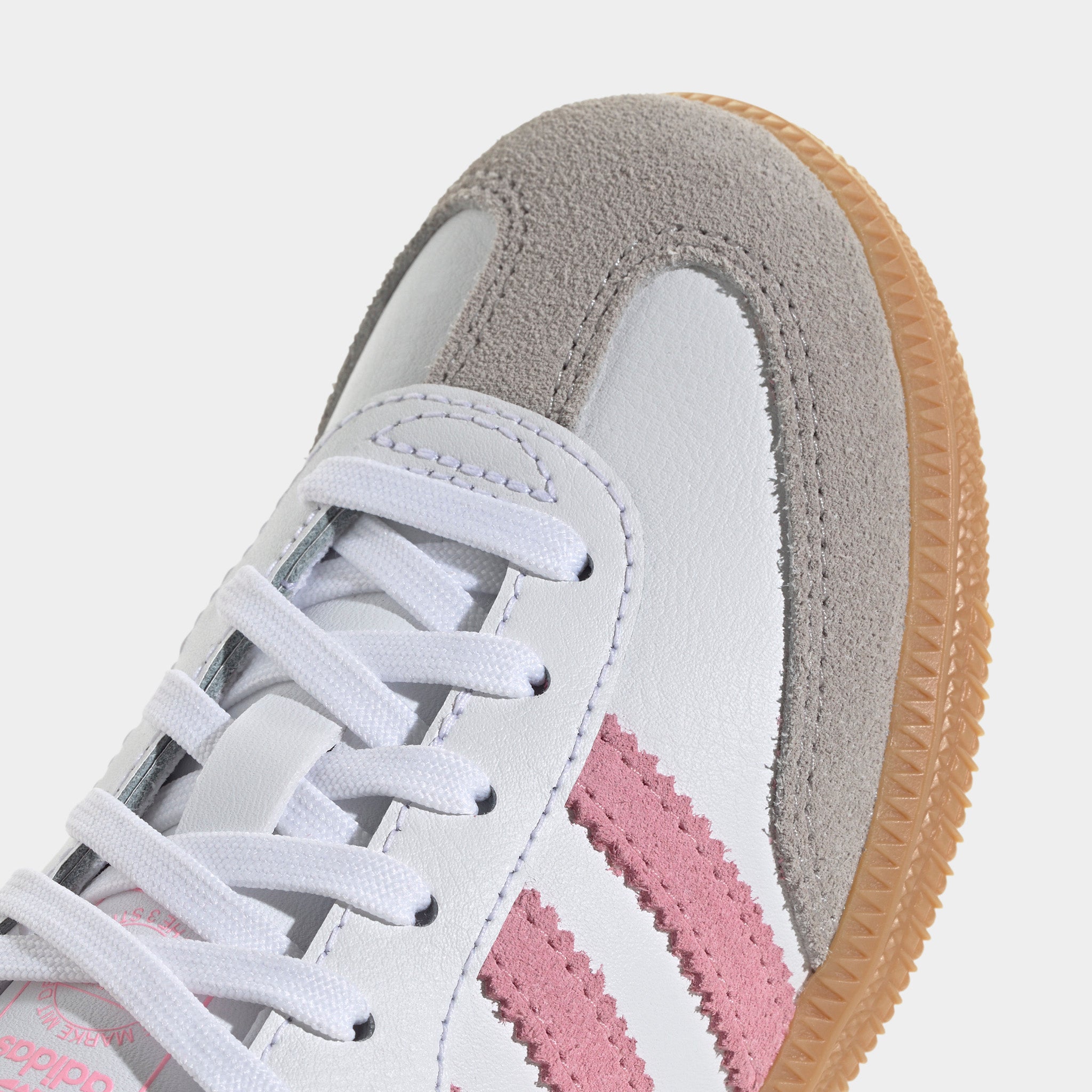 adidas Children's Samba White / Light Pink - Gum – JD Sports
