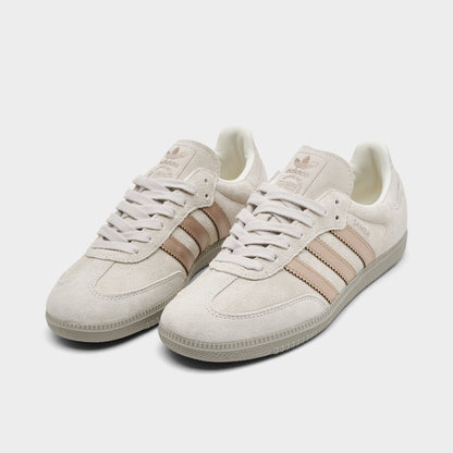 adidas Femmes Samba OG Blanc Cassé / Cuivre Métallique - Beige Pâle