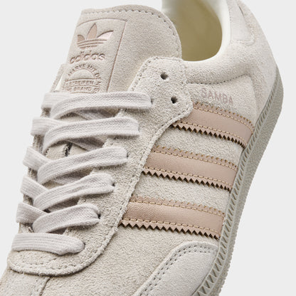 adidas Femmes Samba OG Blanc Cassé / Cuivre Métallique - Beige Pâle