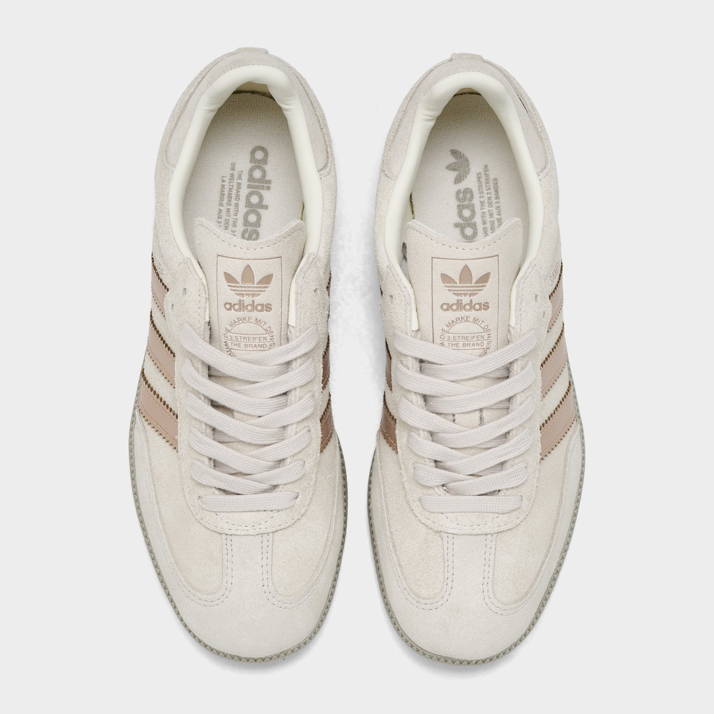 adidas Femmes Samba OG Blanc Cassé / Cuivre Métallique - Beige Pâle