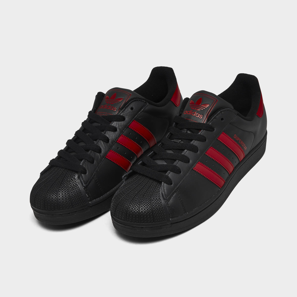 adidas Superstar II Black Red – JD Sports - Main Image