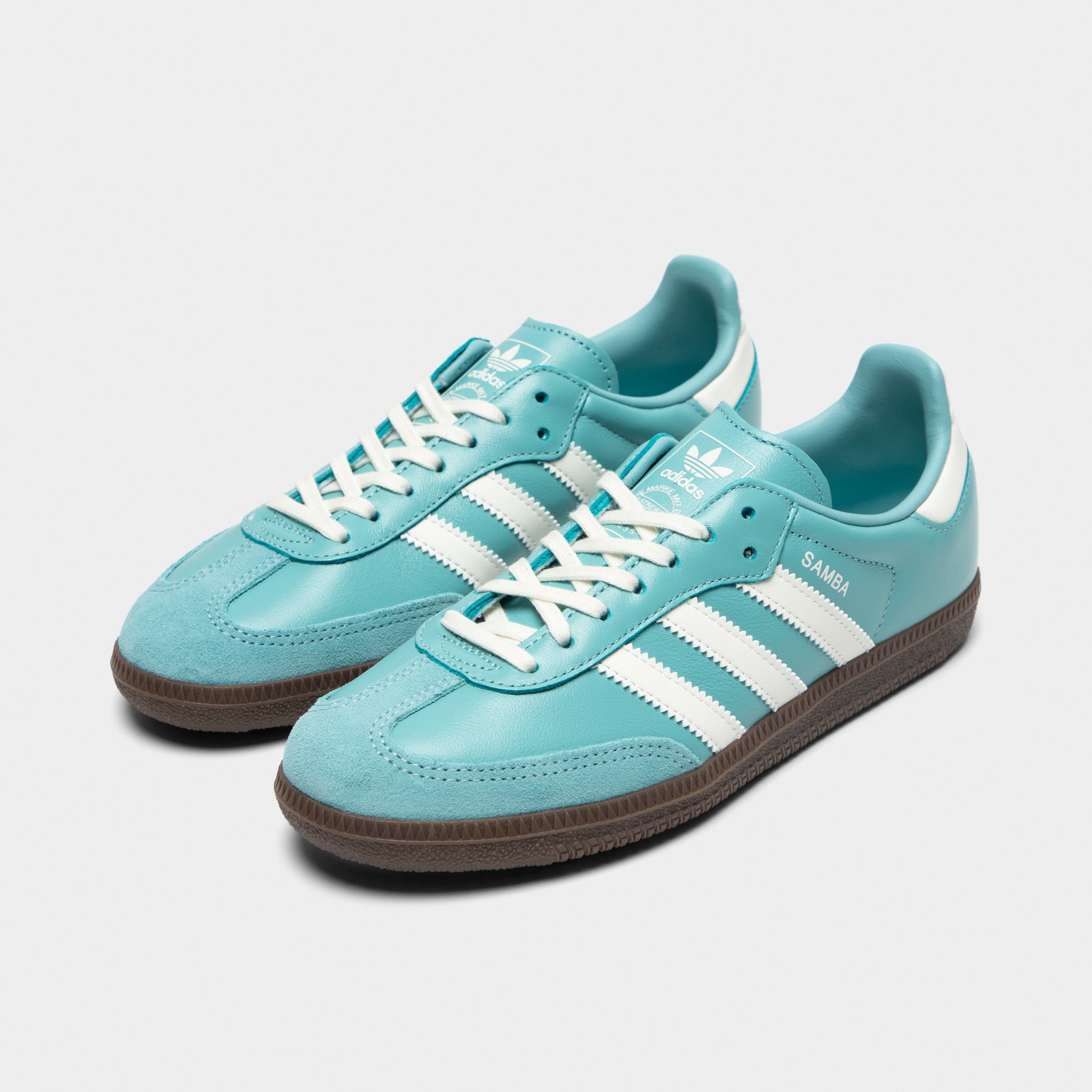 adidas SAMBA OG JR2660 23.5㎝ adidas Juniors' Samba OG Mint / Off White - Gum – JD Sports