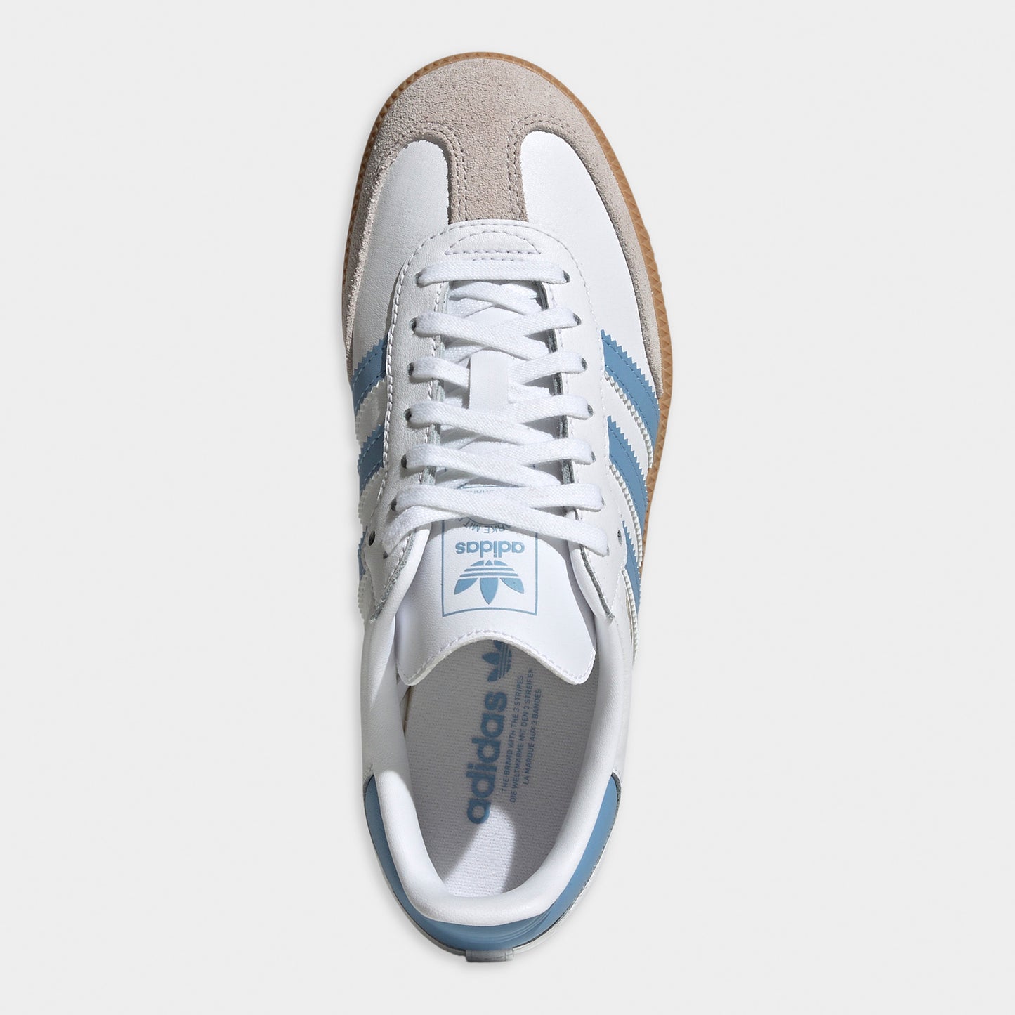 adidas Juniors' Samba OG White / Ash Blue - Gum