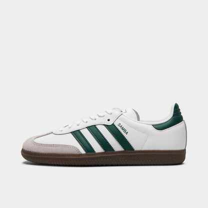 adidas Juniors' Samba OG White / Collegiate Green / Gum