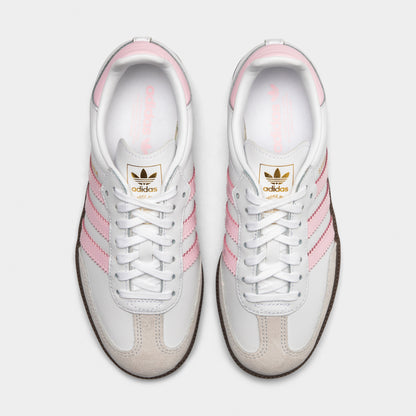 adidas Juniors' Samba OG White / Cloud Pink  - Gum