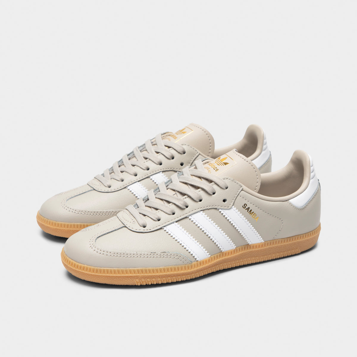 adidas Juniors' Samba OG Wonder Alumina / White