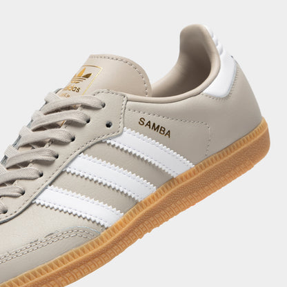 adidas Juniors' Samba OG Wonder Alumina / White