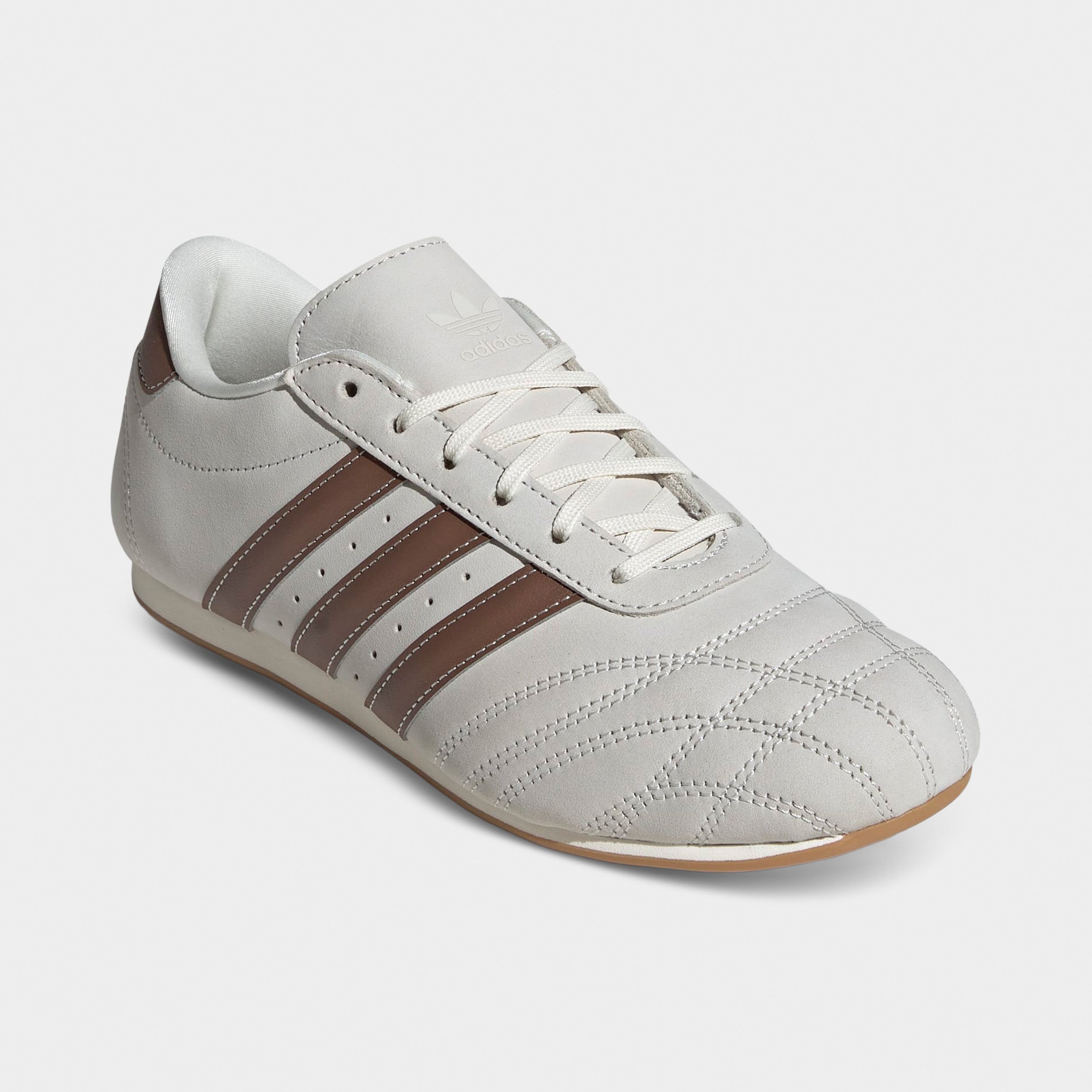 adidas Women's Taekwondo Lace Off White / Preloved Brown - Gum
