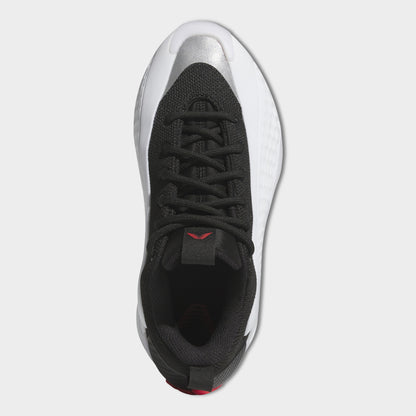 adidas Juniors' Anthony Edwards 1 Low White / Black - Red