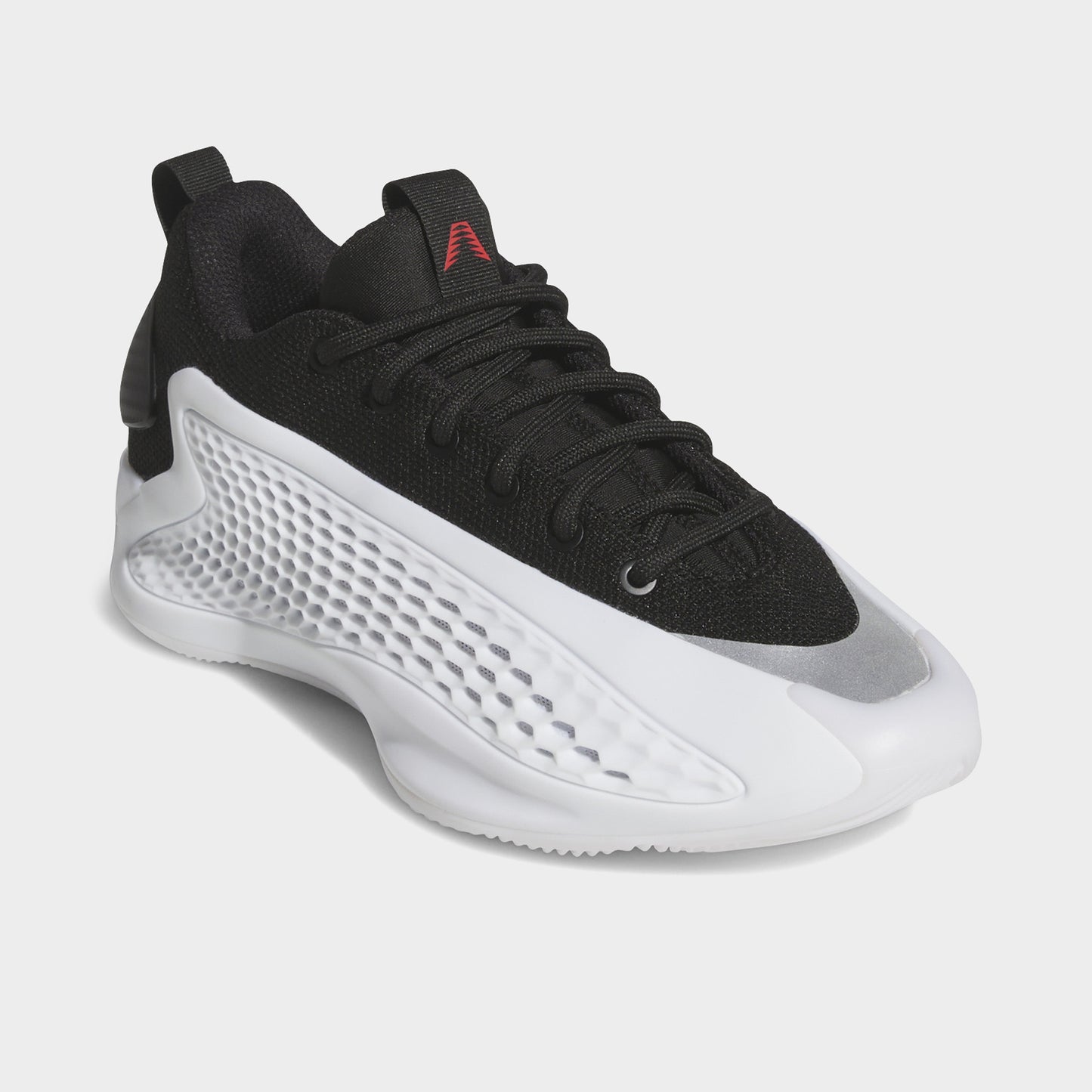 adidas Juniors' Anthony Edwards 1 Low White / Black - Red