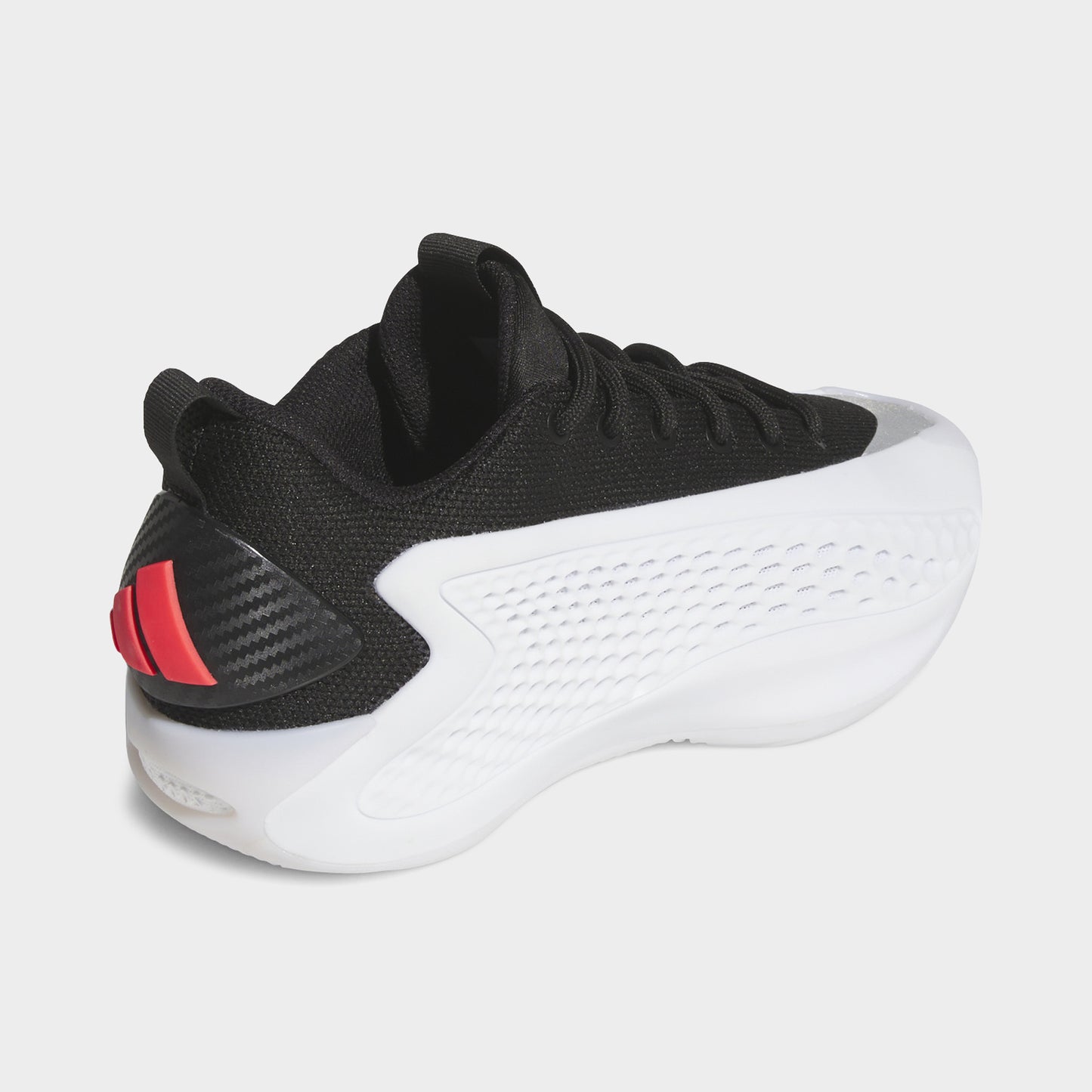 adidas Juniors' Anthony Edwards 1 Low White / Black - Red