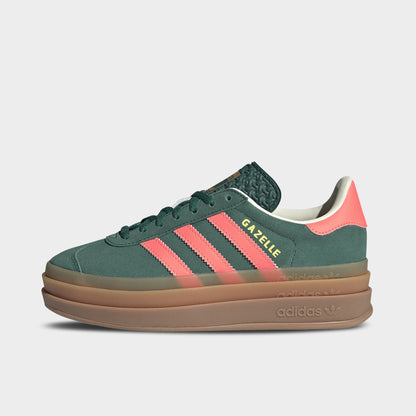 adidas Juniors' Gazelle Bold Green / Orange