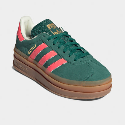 adidas Juniors' Gazelle Bold Green / Orange