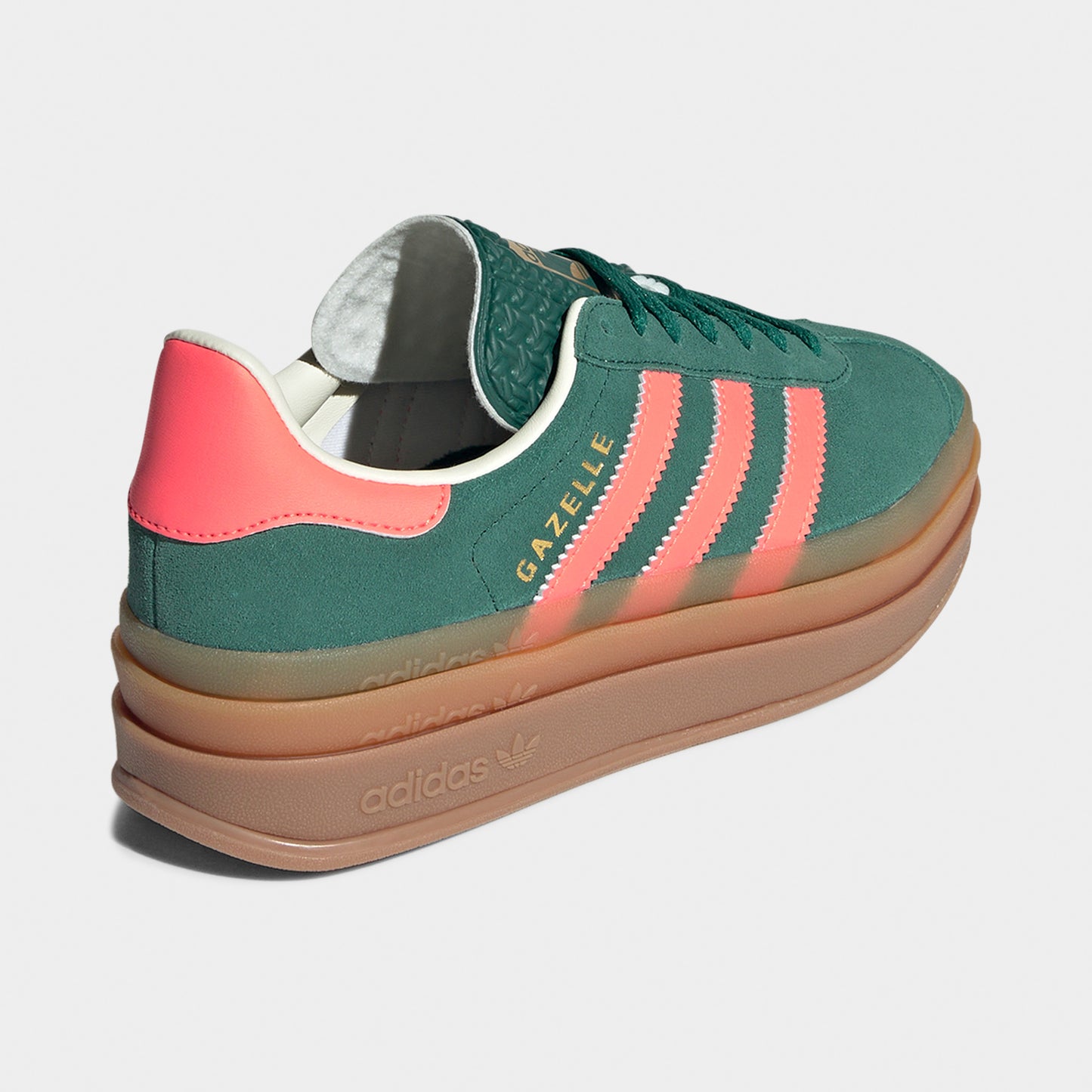 adidas Juniors' Gazelle Bold Green / Orange