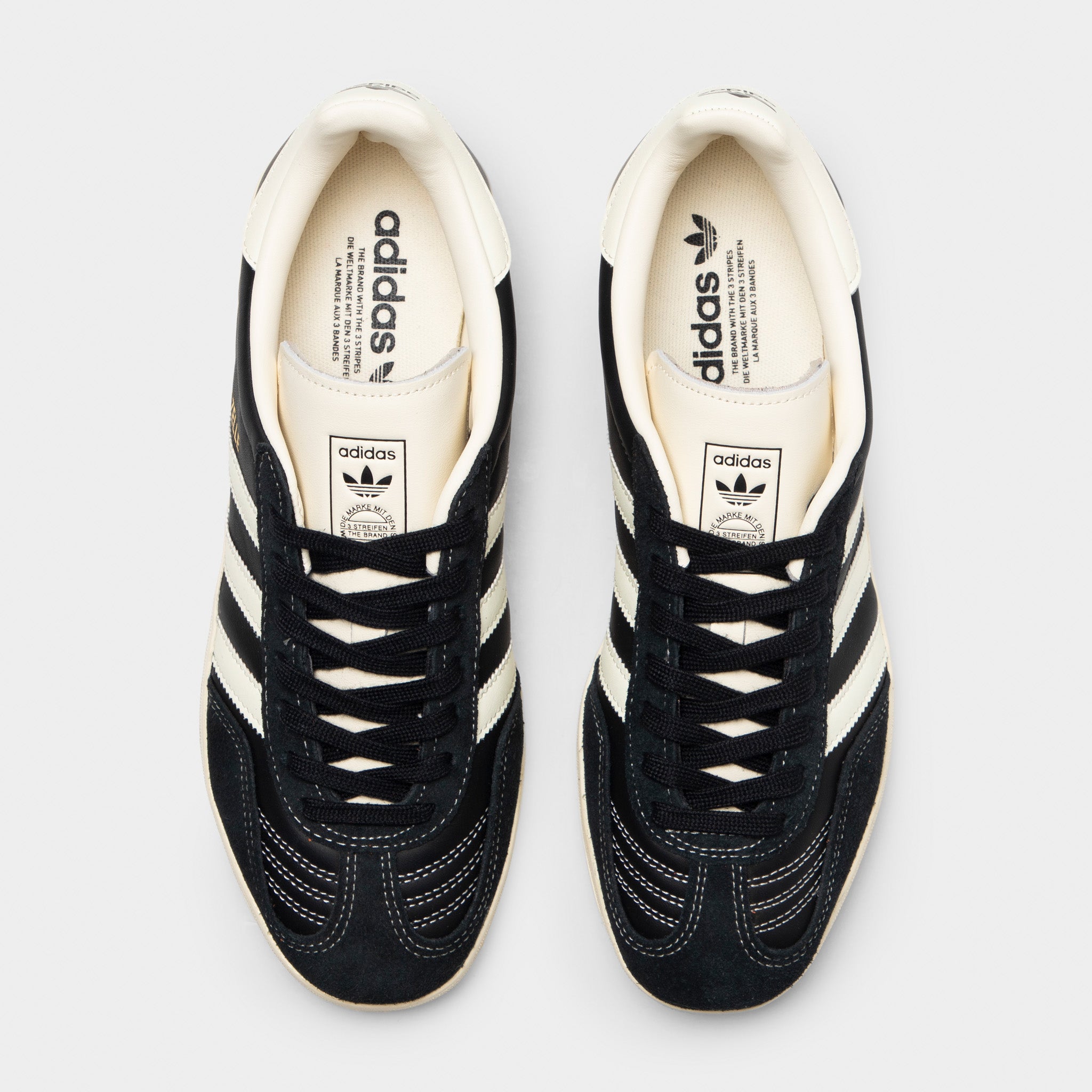 adidas Gazelle Indoor Black / White - Gold – JD Sports
