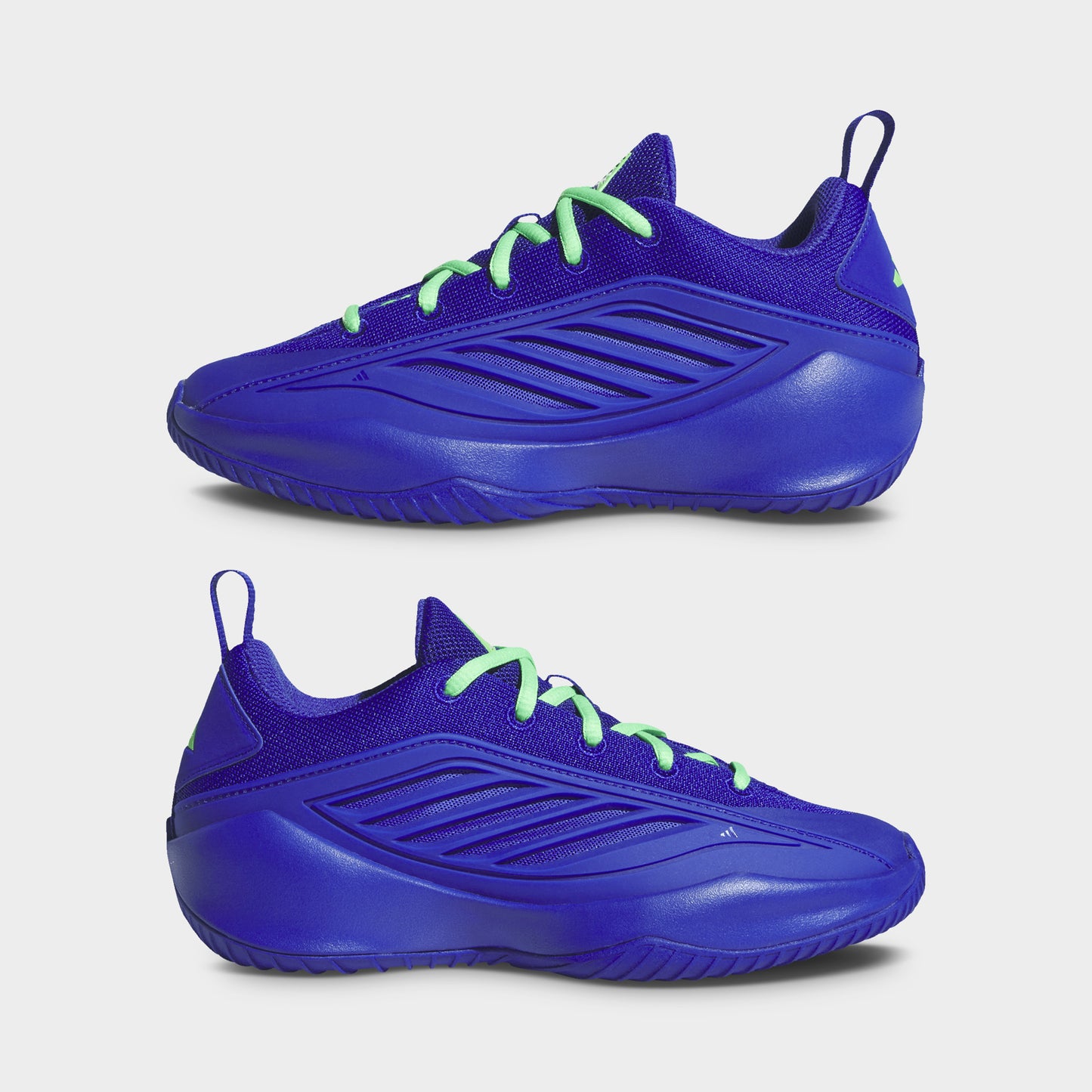 adidas Juniors' Believe That 1 / Vert court - Bleu lumineux