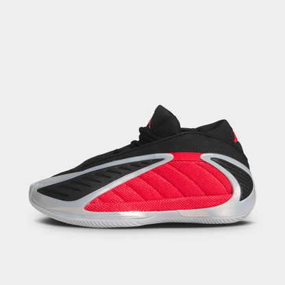 adidas Juniors' Anthony Edwards 2 Silver Metallic / Pure Ruby - Black