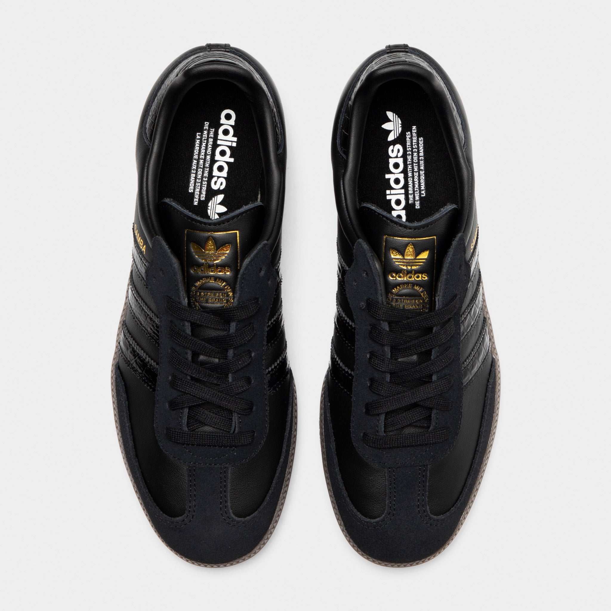 adidas Samba OG Core Black / Core Black - Gum – JD Sports