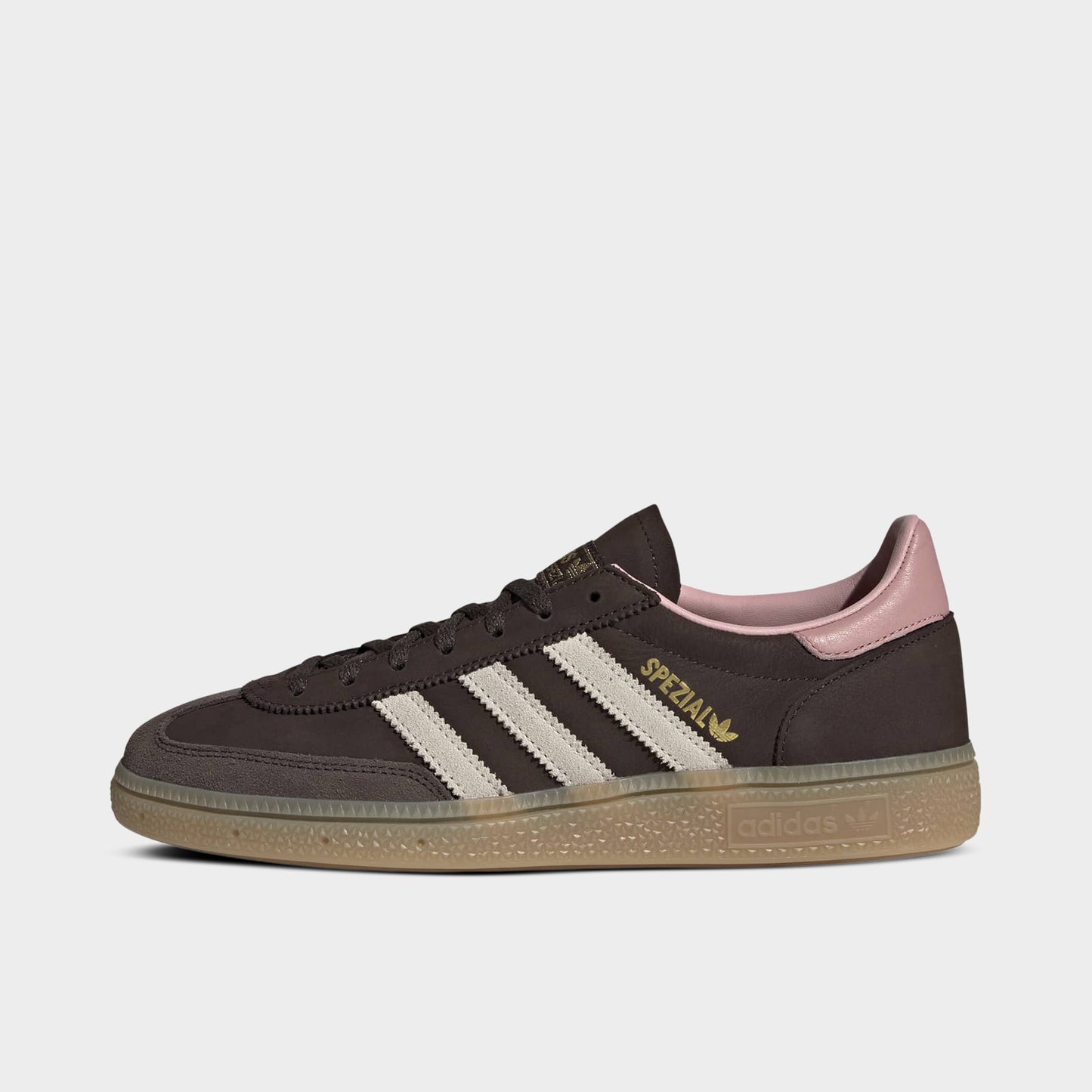 adidas Originals Women's Handball Spezial Dark Brown / Alumina - Wonder Mauve