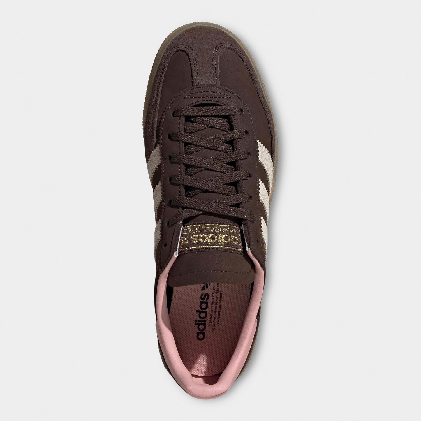 adidas Originals Women's Handball Spezial Dark Brown / Alumina - Wonder Mauve